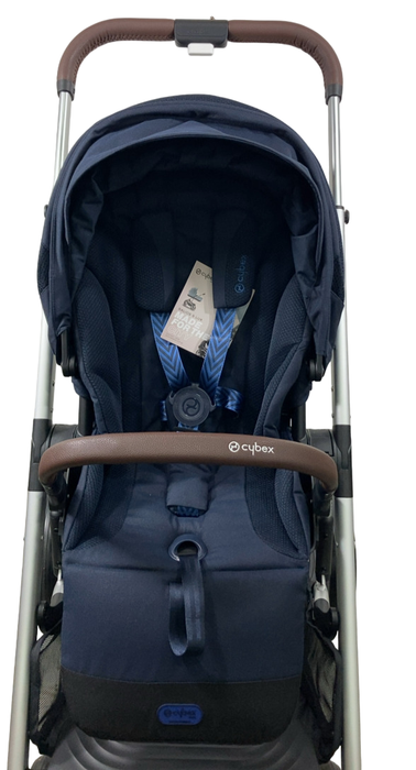 Shop Cybex Balios S Lux Stroller, 2023, Ocean Blue, Silver at GoodBuy Gear