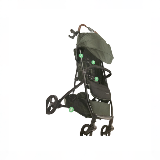Shop Ingenuity 3Dquickclose CS+ Compact Fold Stroller, Forest Green at GoodBuy Gear