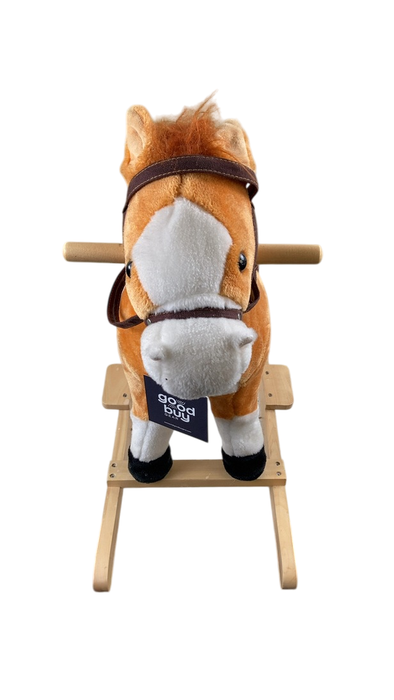 Shop Qaba Kids Plush Ride On Rocking Horse Chair With Nursery Rhyme Sounds at GoodBuy Gear