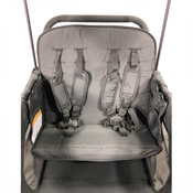 Shop Wonderfold W4 Multifunctional Quad Stroller Wagon, 2021, Charcoal Gray at GoodBuy Gear