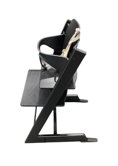 Shop Stokke Tripp Trapp High Chair With Baby Set, 2, Black at GoodBuy Gear