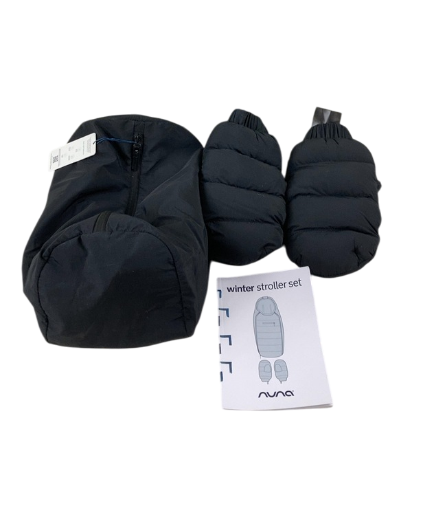 winter stroller set nuna Nuna Winter Stroller Set Mittens Only, Caviar