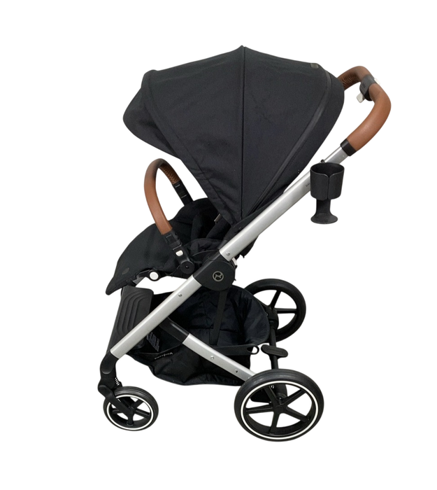 Shop Cybex Balios S Lux Stroller, 2021, Moon Black, Silver at GoodBuy Gear