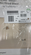 Shop Stokke Sleepi Mini Fitted Sheet, V3, Flower Ecru at GoodBuy Gear