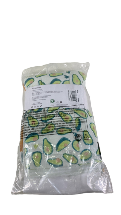 Shop Burt's Bees Baby Burp Cloths 5-Pack, Carrots & Avocados at GoodBuy Gear