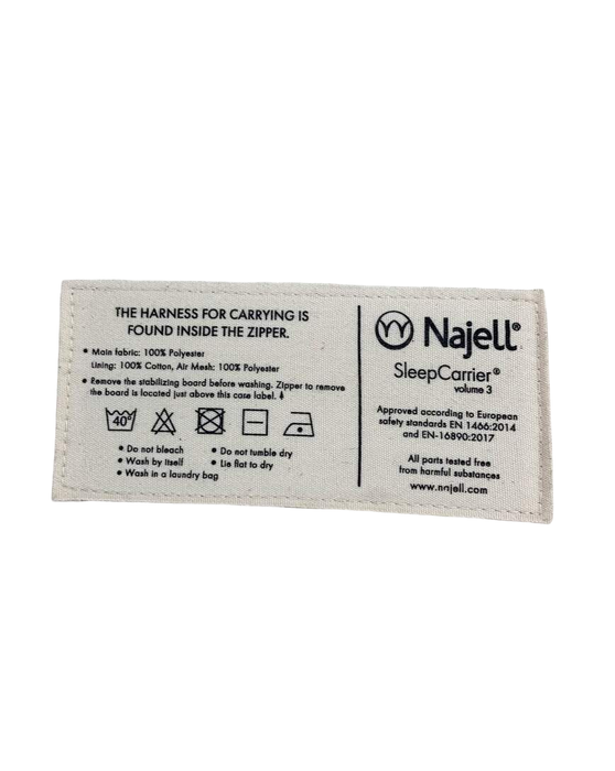 Najell Babynest SleepCarrier Volume 3, Oat Beige