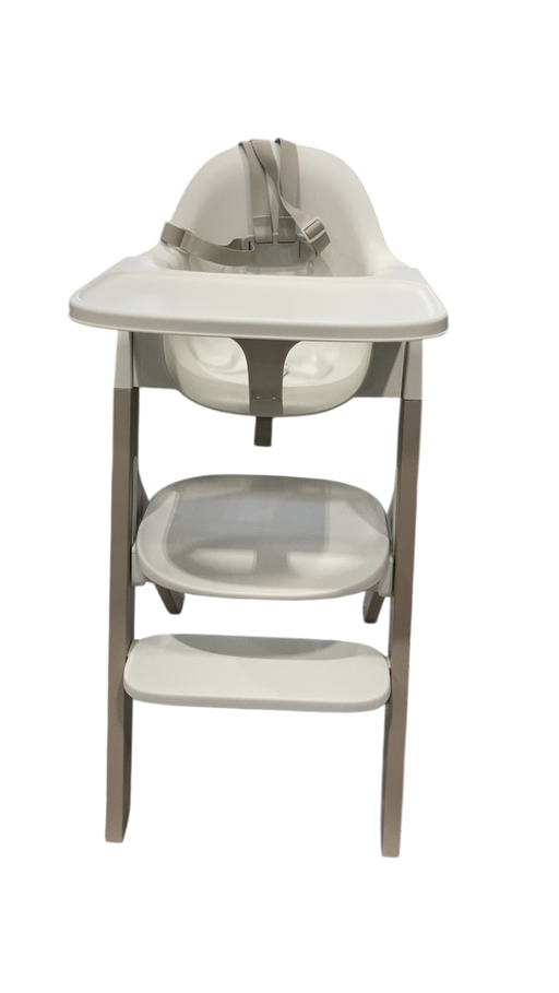 Shop Mockingbird High Chair, Pebble Beech, White at GoodBuy Gear
