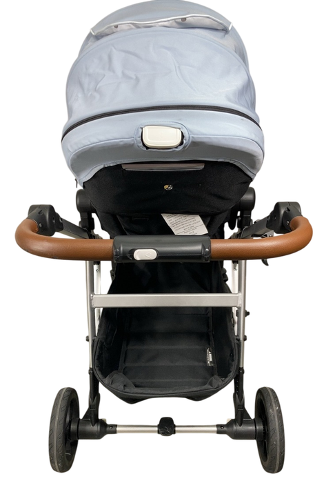 Shop Mockingbird Single to Double 2.0 Stroller, 2024, Silver With Penny Leather, Sky, Watercolor Drops at GoodBuy Gear