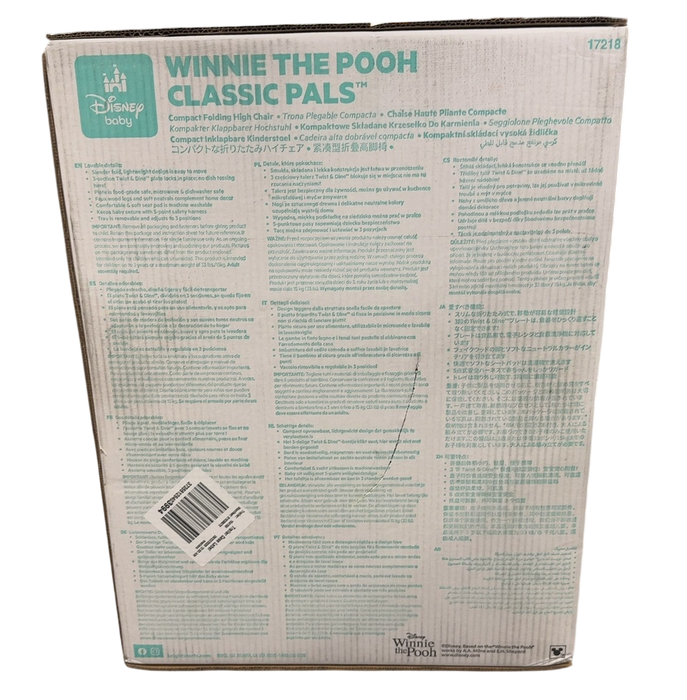 Shop Bright Starts Disney Baby Winnie the Pooh Classic Pals Compact Folding High Chair, Gray at GoodBuy Gear