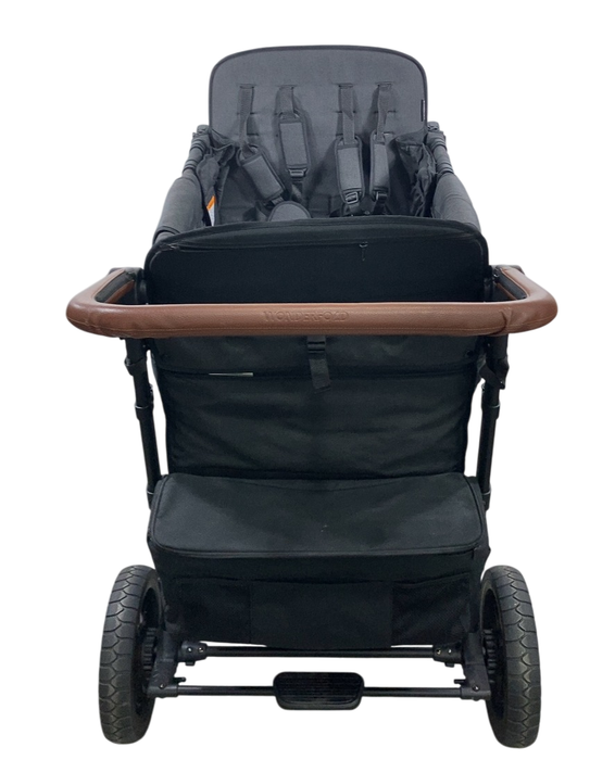 Shop Wonderfold W4 Luxe Quad Stroller Wagon, 2021, Volcanic Black at GoodBuy Gear