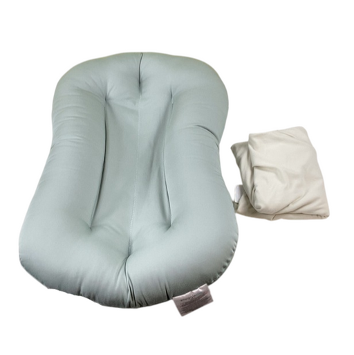 Shop Snuggle Me Organic Sensory Infant Lounger with Cover, Slate, Natural at GoodBuy Gear