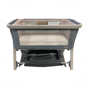 Shop Monbebe Height Adjustable Baby Bassinet, Castle Point at GoodBuy Gear