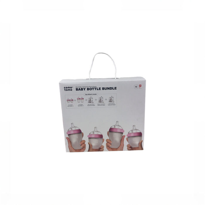 Shop Comotomo Baby Bottle Bundle Gift Set, Pink at GoodBuy Gear