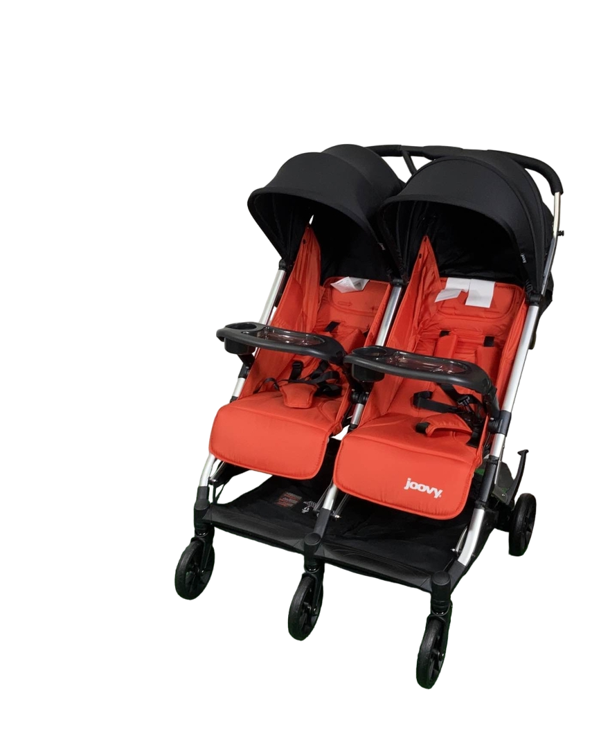 Joovy Kooper X2 Double Stroller, Paprika, 2022 - Main Image