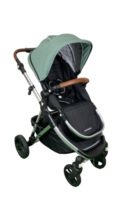 Shop Mockingbird Single 2.0 Stroller, 2024, Sage, Silver With Penny Leather, Windowpane at GoodBuy Gear