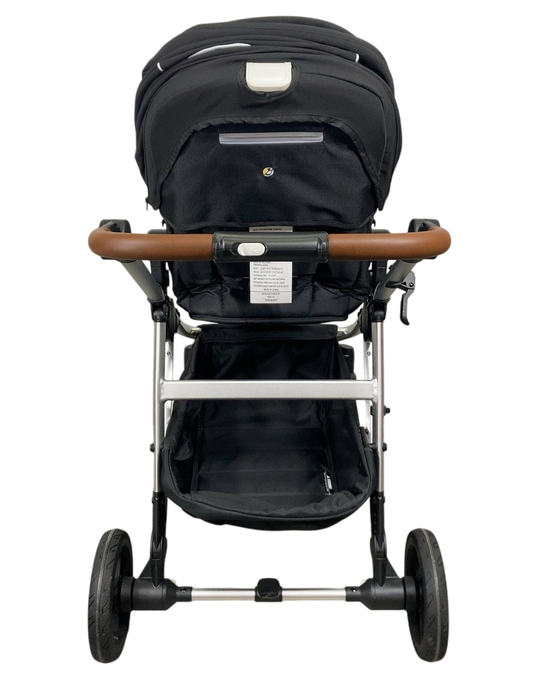 Shop Mockingbird Single to Double 2.0 Stroller, Black, Watercolor Drops, Silver With Penny Leather, 2025 at GoodBuy Gear