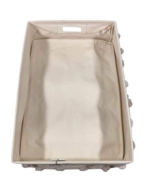 Shop Pehr Hide Away Basket, Grey, Large at GoodBuy Gear