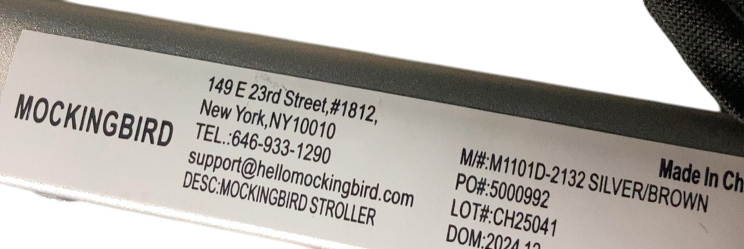 Shop Mockingbird Single 2.0 Stroller, 2024, No Canopy, No Canopy, Silver With Penny Leather at GoodBuy Gear