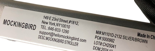 Shop Mockingbird Single 2.0 Stroller, 2024, No Canopy, No Canopy, Silver With Penny Leather at GoodBuy Gear