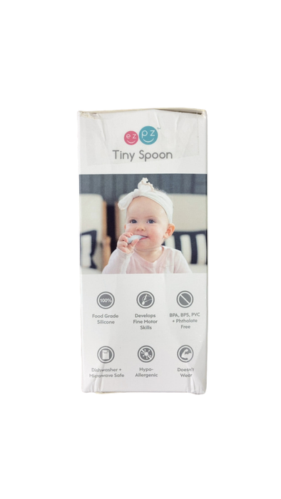 Shop ezpz Tiny Spoon, Sage, 4+ months at GoodBuy Gear
