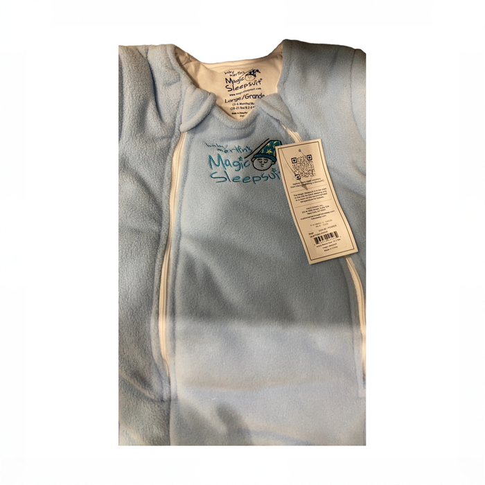 Shop DRAFT - Baby Merlin's Magic Sleepsuit, Blue, Fleece, Small 3-6 Months at GoodBuy Gear