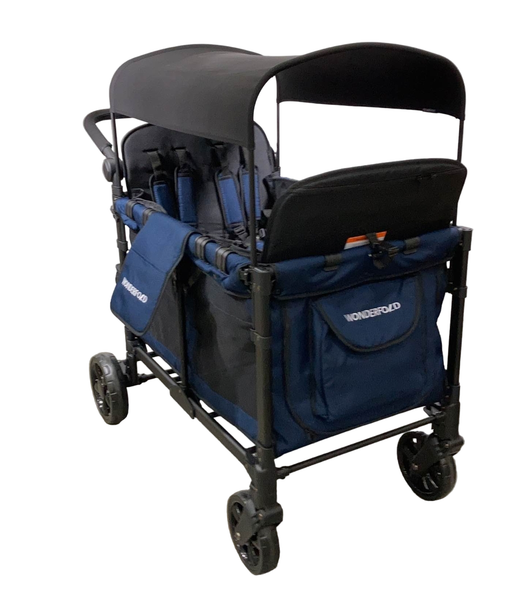 used Wonderfold W4 Elite Stroller Wagon, 2023, Noble Navy