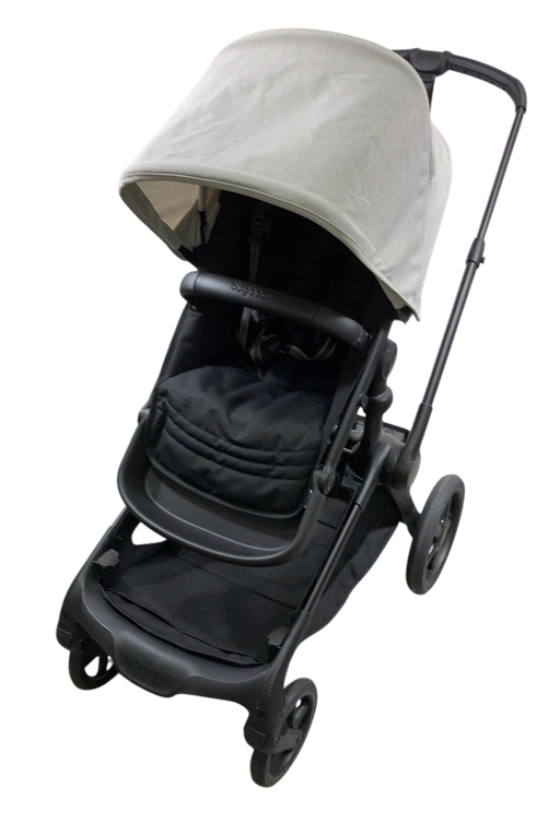 Shop Bugaboo Kangaroo Single To Double Stroller, 2024, Black, Midnight Black, Misty White at GoodBuy Gear
