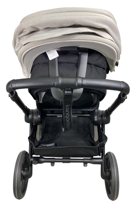 Shop Bugaboo Kangaroo Single To Double Stroller, 2024, Black, Midnight Black, Misty White at GoodBuy Gear