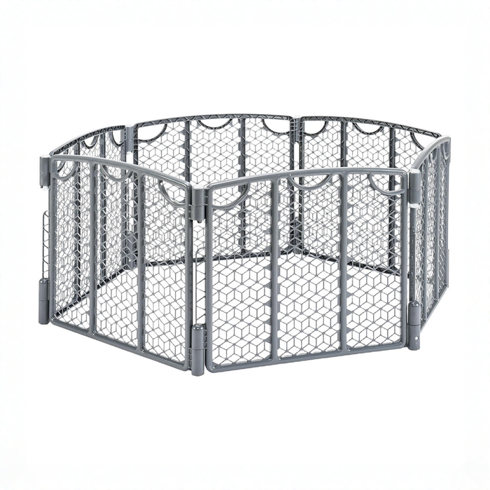 Shop Evenflo Versatile Play Space Adjustable Play Area, 6 Panel, Cool Gray at GoodBuy Gear
