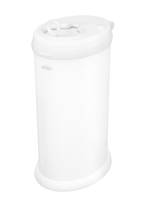 Ubbi Diaper Pail, Matte White
