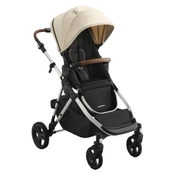 Shop Mockingbird Single to Double 3.0 Stroller, 2025, Oat, Silver with Penny Leather at GoodBuy Gear