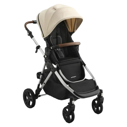 Shop Mockingbird Single to Double 3.0 Stroller, 2025, Oat, Silver with Penny Leather at GoodBuy Gear
