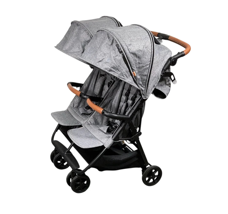 Zoe The Twin V2 Double Stroller, 2025, Luxe Grey