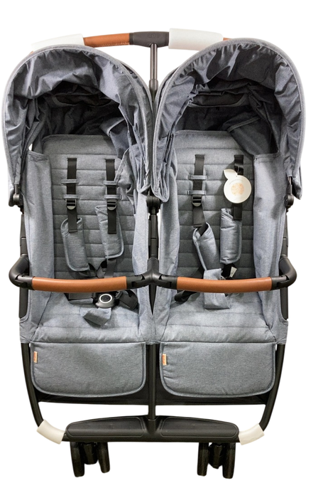 Shop Zoe The Twin V2 Double Stroller, Ocean, 2024 at GoodBuy Gear
