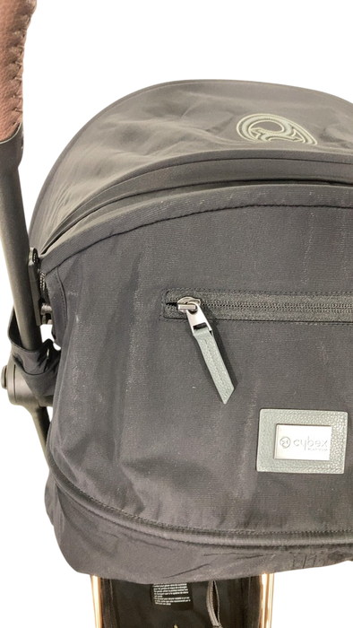 Shop Cybex Coya Stroller, 2023, Rose Gold, Sepia Black at GoodBuy Gear