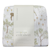 Shop Little Unicorn Cotton Muslin Fitted Crib Sheet, Woodlnd friends at GoodBuy Gear