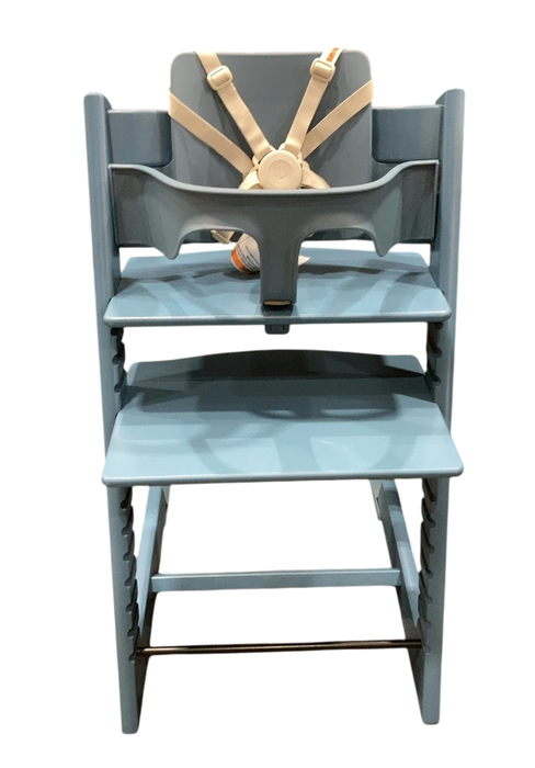 Shop Stokke Tripp Trapp High Chair With Baby Set, 2, Fjord Blue at GoodBuy Gear