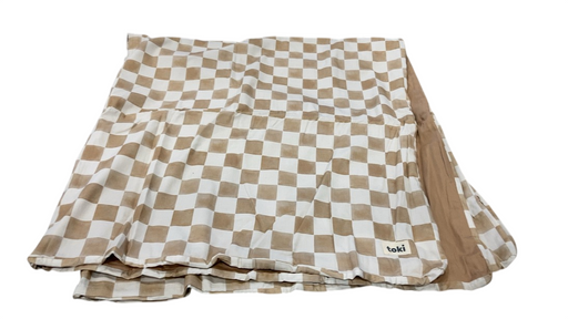 Shop Toki Kids Mega Mat Cover 55"x55", Checker Toffee at GoodBuy Gear