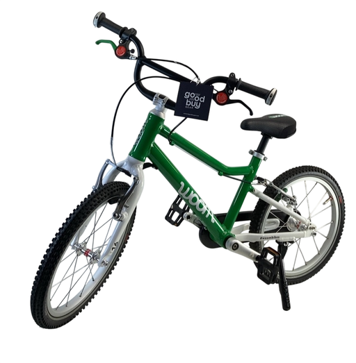 Shop Woom ORIGINAL 3 Bike "16, Base Model, Woom Green at GoodBuy Gear