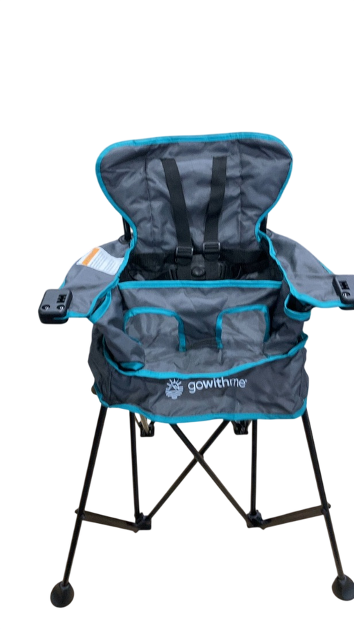 Shop Baby Delight Go With Me Uplift Deluxe Portable High Chair, Teal & Grey at GoodBuy Gear