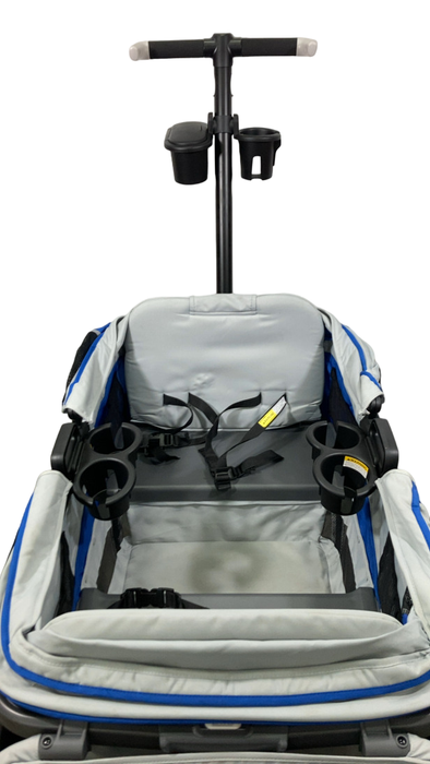 Shop Gladly Family Anthem4 Classic 4 Seater All Terrain Wagon Stroller, Electric Silver at GoodBuy Gear