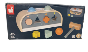 Shop Janod Sweet Cocoon Wooden Hammer and Shape Sorting Toy, 2-in-1 at GoodBuy Gear
