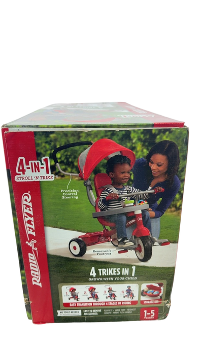 Shop Radio Flyer 4-in-1 Stroll 'n Trike, 481T, Red at GoodBuy Gear