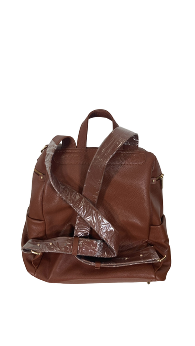 Shop Luli Bebe Monaco Diaper Bag Large, Caramel Brown at GoodBuy Gear