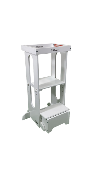 Little Partners Explore 'N Store Learning Tower, Soft White