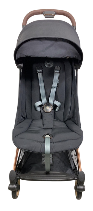 Shop Cybex Coya Stroller, 2023, Rose Gold, Sepia Black at GoodBuy Gear