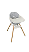 Shop Lalo High Chair with Infant Kit, Coconut, Grey, Natural Wood at GoodBuy Gear