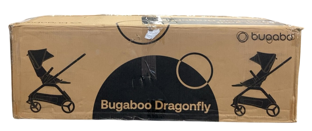 Shop Bugaboo Dragonfly Bassinet and Seat Stroller, Black, Midnight Black, Misty White, 2025 at GoodBuy Gear
