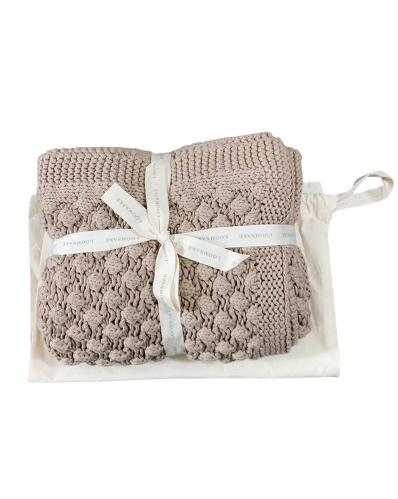 Shop Loomsake Chunky Blanket, Linen at GoodBuy Gear