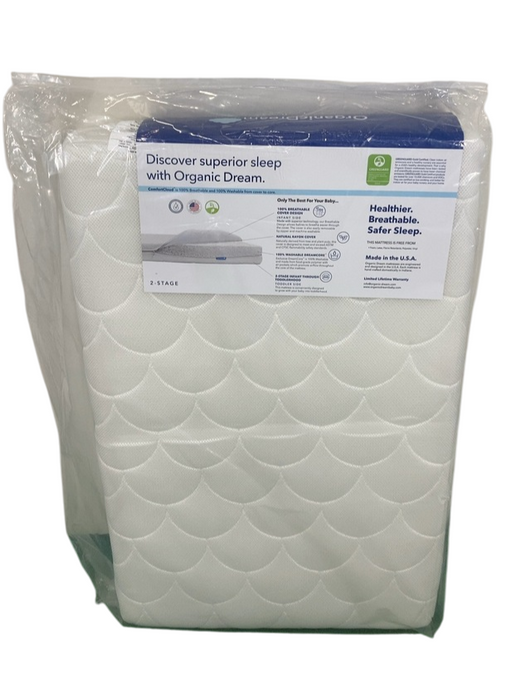 Shop Organic Dream ComfortCloud Mini Crib Mattress, White at GoodBuy Gear
